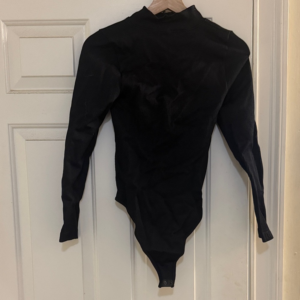Black Long Sleeve Bodysuit